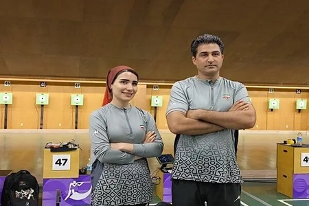 تیم تپانچه میکس ایران به فینال بازی‌های آسیایی رسید