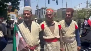 حضور عشایر کهکیلویه و بویر احمد در مراسم وداع با رهبر شهید انقلاب