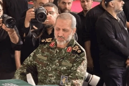 حضور سردار سید مجید موسوی در مراسم وداع با رهبر شهید انقلاب