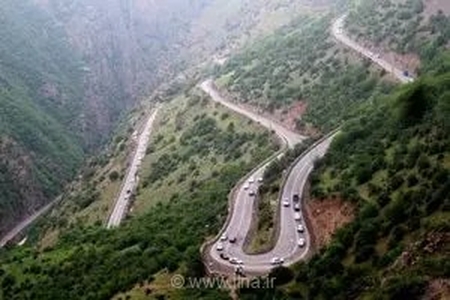 جاده چالوس یکطرفه شد