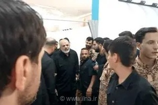 بازدید سردار وحیدی از بیمارستان موقت مصلای تهران