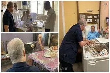عیادت مدیرعامل مؤسسه هنرمندان پیشکسوت از هوشنگ توکلی، حسین پرستار و بهروز کریمی برای پیگیری وضعیت درمانی