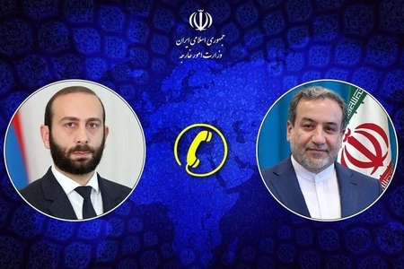 گفت‌وگوی تلفنی عراقچی و وزیر خارجه ارمنستان درباره مسائل دوجانبه