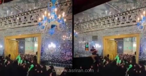 صف‌های طولانی برای زیارت رهبر شهید