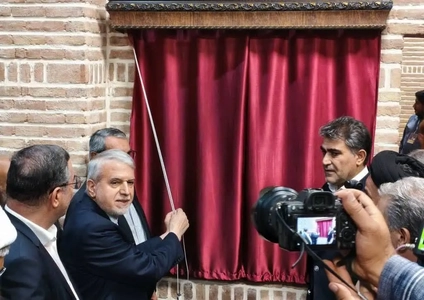 افتتاح بارگاه شمس تبریزی در خوی با حضور وزیر میراث‌فرهنگی
