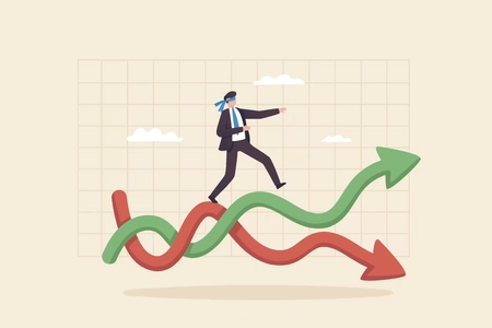 تقسیم‌بندی غیرمعمول در بازار سهام؛ احتمال جهش یا سقوط بزرگ