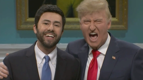 فصل جدید SNL با حضور ترامپ و شهردار نیویورک آغاز شد