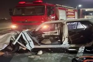 تصادف مرگبار پژو پارس و توسان در محور اهواز به شوش؛ ۶ نفر کشته و مصدوم شدند