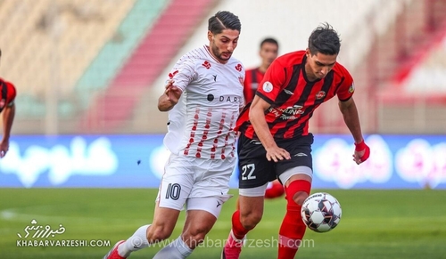 شکست پرسپولیس در تبریز؛ پوریا شهرآبادی فرصت گلزنی را از دست داد