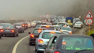 بازگشایی دوطرفه جاده چالوس و آزادراه تهران-شمال از ساعت ۲۲:۳۰ امشب با کاهش بار ترافیکی