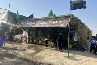 استقرار موکب‌های شبانه‌روزی نیروی هوایی ارتش در مرز مهران برای خدمت‌رسانی به زائران اربعین حسینی