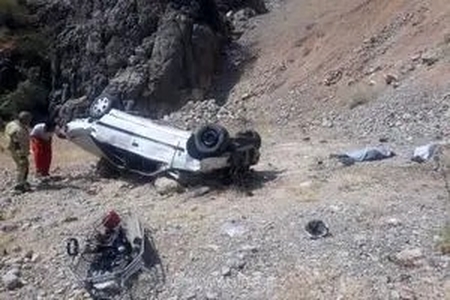 واژگونی خودروی تویوتا هایلوکس در منطقه سرخ‌آباد سوادکوه پنج مصدوم برجا گذاشت