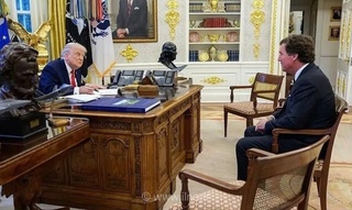 کارلسون به ترامپ هشدار داد: حمله اتمی به ایران، منجر به برکناری شما می‌شود