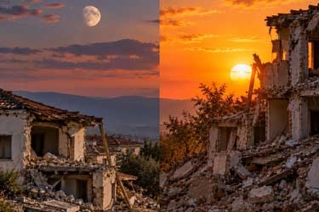 تاثیر گرانش ماه بر تحریک زمین‌لرزه‌های آهسته