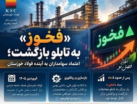 بازگشت «فخوز» به بورس؛ فولاد خوزستان پس از آسیب‌های جنگ به معاملات بازگشت