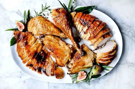 طرز تهیه رون بوقلمون زعفرانی، غذایی مجلسی و خوشمزه