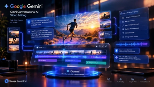 آموزش تدوین ویدئو با هوش مصنوعی Google Gemini Omni: تدوین مکالمه‌محور