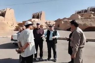بازدید مدیر پرونده ثبت جهانی آسبادها از روند مرمت و سامان‌دهی آثار تاریخی شهرستان خواف