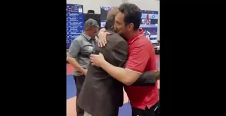 حضور فرزند جهان‌پهلوان تختی در مسابقات کشتی امیدهای جهان