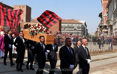 حضور ستارگان بزرگ فوتبال جهان در مراسم تدفین فرانکو بارزی؛ از مالدینی تا مشاور سابق استقلال