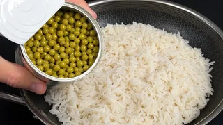 طرز تهیه پلو با نخودفرنگی: یک غذای ساده و خوشمزه