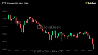 کاهش قیمت بیت‌کوین به ۷۷ هزار دلار پس از انتشار آمار تورم