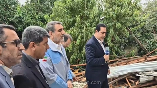خسارت طوفان و بارندگی مازندران به ۴.۵ همت رسید
