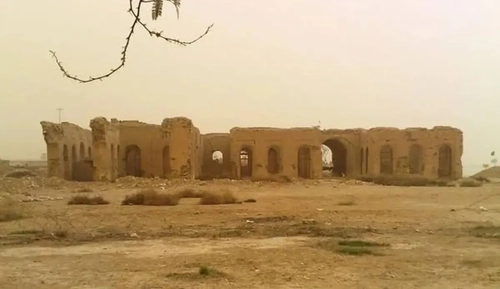 منظرۀ استثنایی کاخ فیلیه در خرمشهر؛ 100 سال قبل