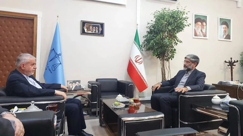 دیدار وزیر میراث فرهنگی با رئیس کل دادگستری تهران برای تقویت همکاری‌ها