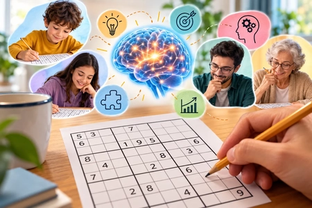 سودوکو بازی فکری برای تقویت حافظه و توجه