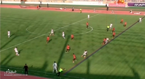 گل پرسپولیس به مس شهر بابک مردود اعلام شد؛ بررسی VAR طولانی