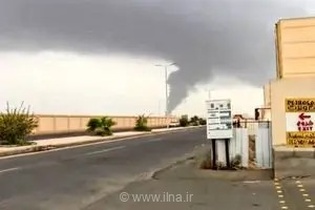 حمله پهپادی انصارالله یمن به پالایشگاه نفت شرکت آرامکو در منطقه جازان عربستان