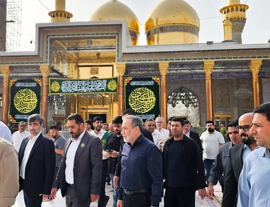 بازدید وزیر خارجه از حرمین امامین (ع) در کاظمین