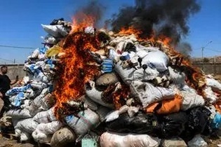 امحای ۵ تن مواد مخدر در آذربایجان‌غربی؛ رشد ۲۳ درصدی کشفیات پلیس در سال جاری