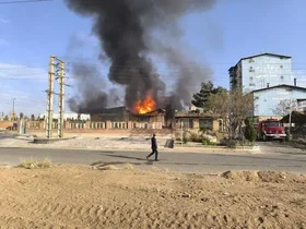 آتش‌سوزی در کارخانه داروسازی رهاورد تأمین بدون تلفات