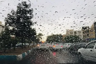 باران و تگرگ اولین بار در دهبکری بم