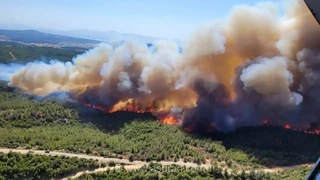 پیشروی سریع آتش‌سوزی در جنگل‌های جنوب غربی ترکیه؛ شعله‌های حریق به منطقه سیدی‌کمر رسیدند