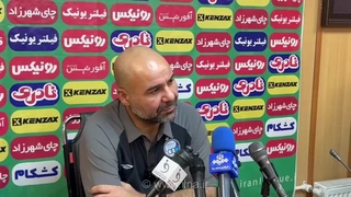 اظهارات سرمربی استقلال پیش از دیدار با پیکان: تیم ما هفته به هفته پیشرفت می‌کند