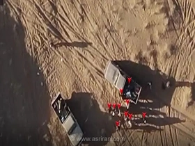 انتشار فیلم حملات پهپادی نیروهای مسلح یمن به تجهیزات و مراکز تجمع مزدوران سعودی در مأرب و ساحل غربی