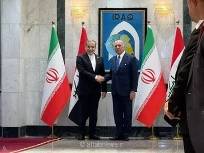 استقبال فواد حسین از عراقچی
