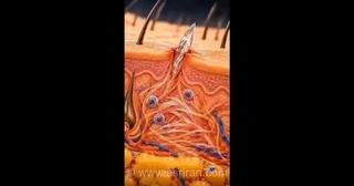 وقتی شیشه زیر پوست فرو می‌رود؛ تماشا کنید