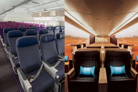 قوانین بار در پروازهای اکونومی و بیزینس: مقایسه و محدودیت‌ها