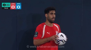 پاس گل آکروباتیک نادر محمدی؛ اسپارتاک با اوت دستی برنده شد