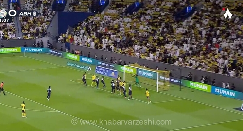 گل تماشایی رونالدو با ضربه سر؛ النصر در مقابل ابها پیش افتاد
