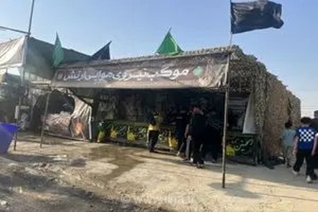 استقرار موکب‌های شبانه‌روزی نیروی هوایی ارتش در مرز مهران برای خدمت‌رسانی به زائران اربعین حسینی
