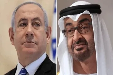 گفتگوی نتانیاهو و رئیس امارات پس از حادثه پرواز فلای‌دبی