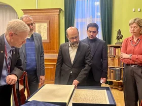 بازدید رئیس سازمان اسناد و کتابخانه ملی ایران از کتابخانه ملی روسیه