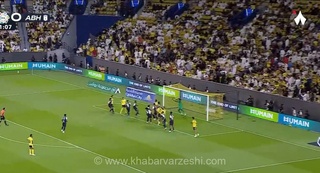 گل تماشایی رونالدو با ضربه سر؛ النصر در مقابل ابها پیش افتاد