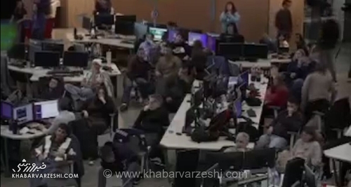 ویدیو| وضعیت کارمندان شبکه تلویزیونی در آرژانتین حین کامبک جنون آمیز مقابل مصر!