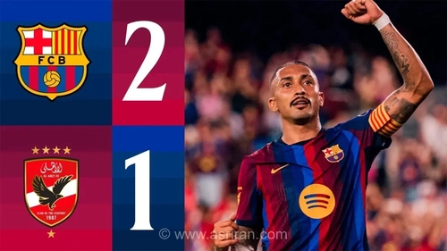 پیروزی بارسلونا در دیدار دوستانه مقابل الاهلی مصر با نتیجه 2-1